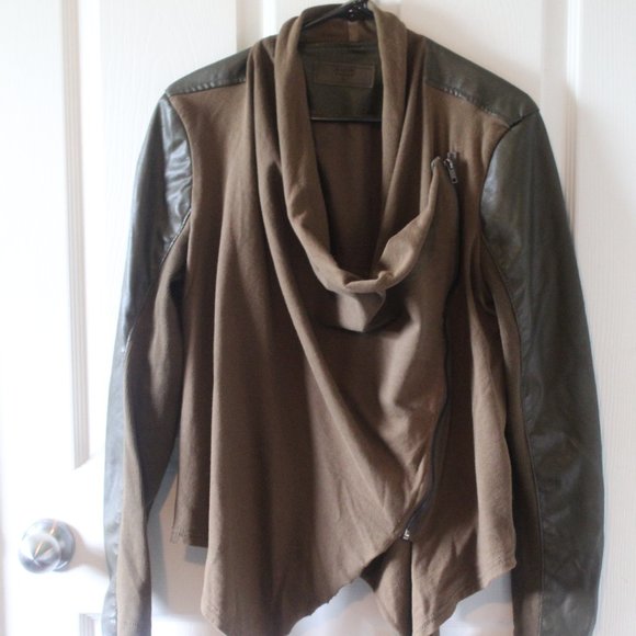 Holiday BlankNYC Jacket Faux Leather Zip Up XL - Picture 1 of 7